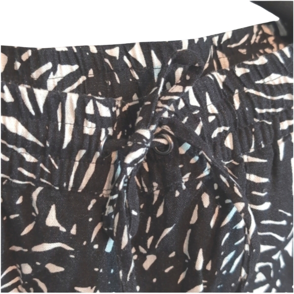 Jules & Leopold Studio Casual Linen-Rayon Capris Size M NWOT Elastic Waist - Picture 5 of 10